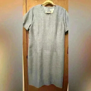 Vintage Henry Lee Cocktal/Work Dress - Size 16 - Blue